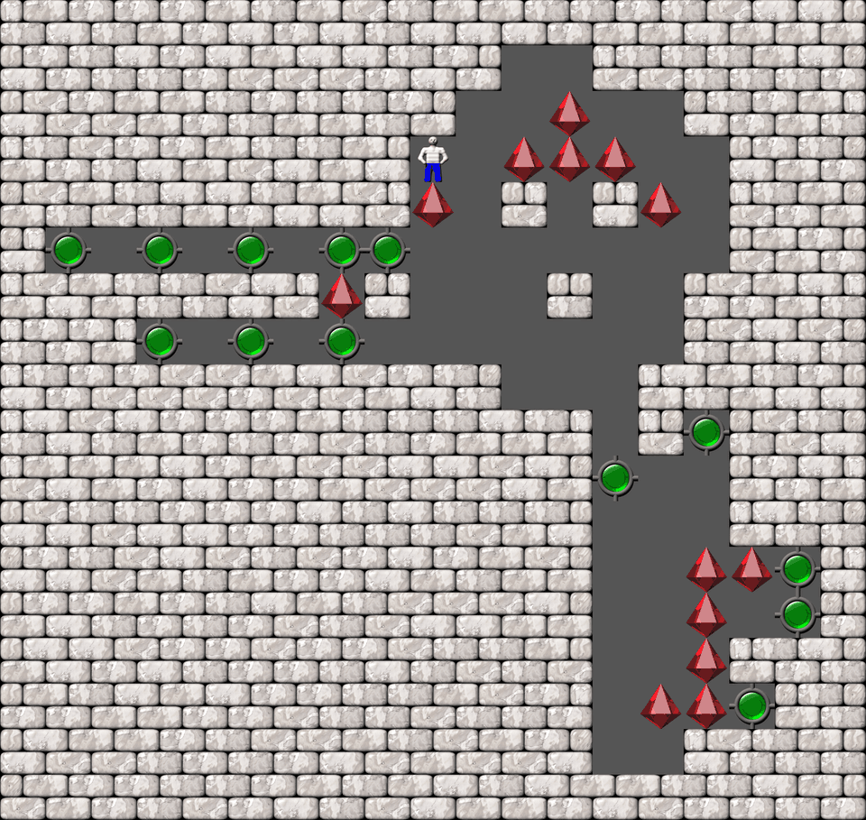 Сокобан More Bugs collections уровень 515